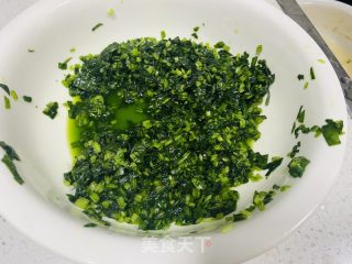 菠菜豆腐沫的做法步骤：3