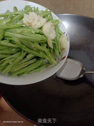 清炒四季豆的做法步骤：2