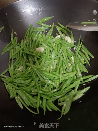 清炒四季豆的做法步骤：3