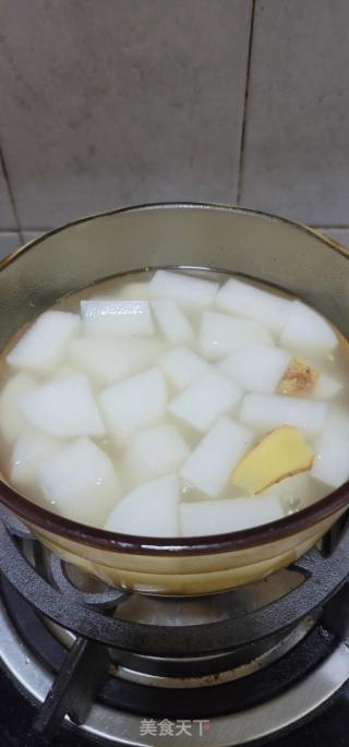 清汤牛腩炖白萝卜的做法步骤：13