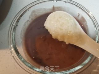红豆沙酒酿小圆子的做法步骤：5