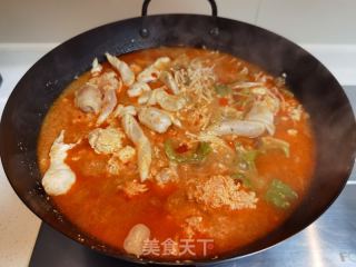 香辣鱼杂煲的做法步骤：16