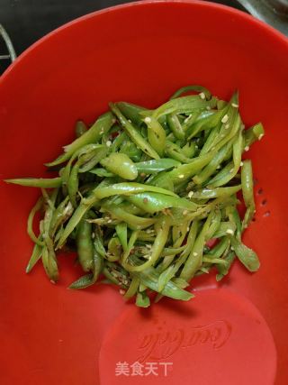 素炒青椒丝的做法步骤：3