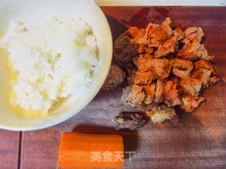 羊腿炒饭的做法步骤：1