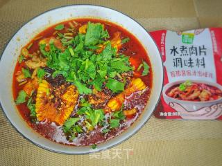 十分钟搞定水煮肉片的做法步骤：10