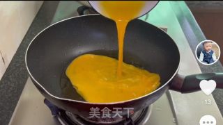 番茄炒鸡蛋牛肉的做法步骤：6