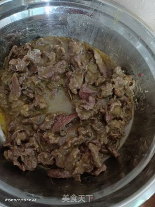 萝卜炒牛肉的做法步骤：5