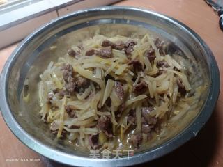 萝卜炒牛肉的做法步骤：7