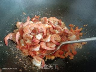 茄汁虾的做法步骤：8