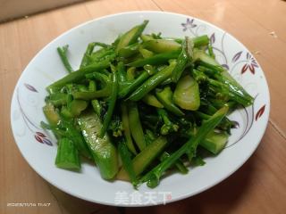 炒芥蓝的做法步骤：6