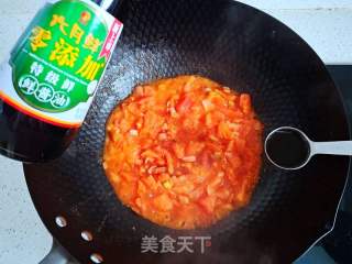 西红柿汤面的做法步骤：5