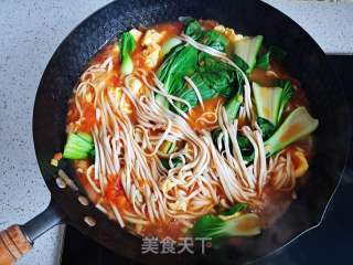 西红柿汤面的做法步骤：8