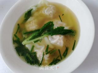 葱香青菜云吞的做法