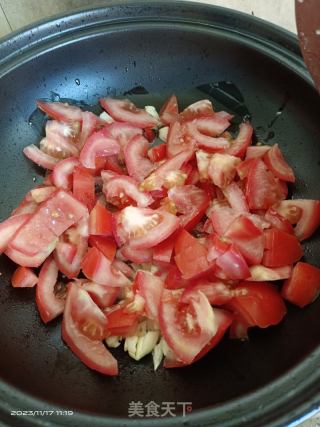番茄金针菇滑肉的做法步骤：10