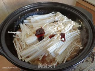 番茄金针菇滑肉的做法步骤：12
