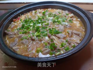 番茄金针菇滑肉的做法步骤：14