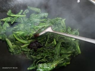 炒油麦菜的做法步骤：5