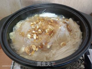娃娃菜粉丝豆腐瘦肉煲的做法步骤：16