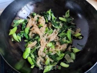 青菜炒粉皮的做法步骤：7