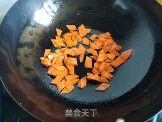 胡萝卜青椒炒蛋的做法步骤：4