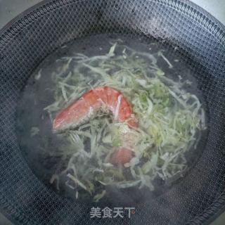黑虎虾热汤面（火龙果面）的做法步骤：11