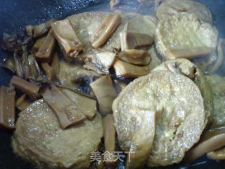 鱿鱼鲞烧圆素鸡的做法步骤：13