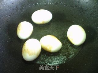 虎皮鸡蛋烧望潮的做法步骤：3