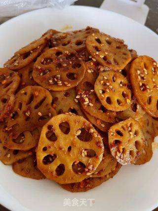 麻辣藕片的做法