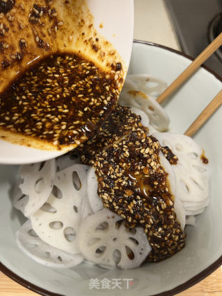 麻辣藕片的做法步骤：8