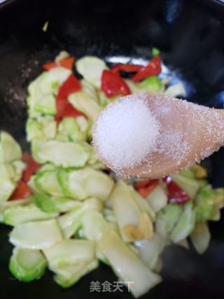 清炒儿菜的做法步骤：8