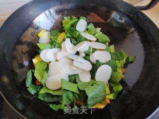 鸡肉南瓜炒年糕的做法步骤：6