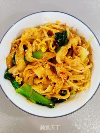 油泼面的做法步骤：8