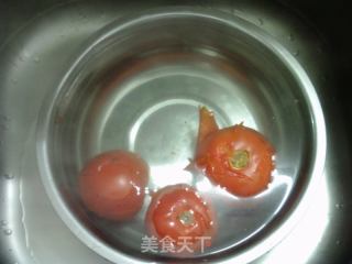 油豆腐番茄夜开花羹的做法步骤：4