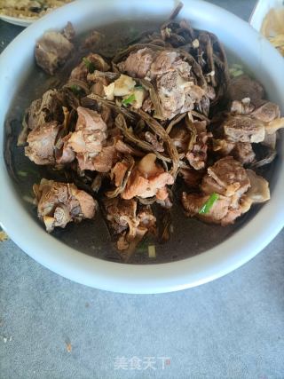 排骨炖豆角干的做法