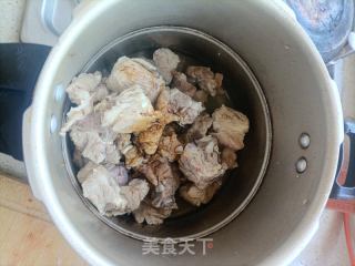 排骨炖豆角干的做法步骤：8