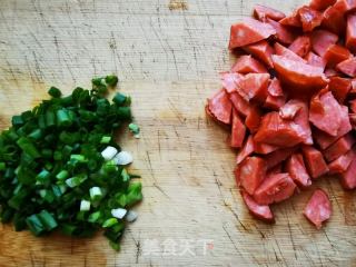 辣白菜炒饭的做法步骤：3
