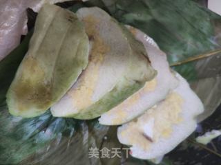 蛋香煎粽的做法步骤：3