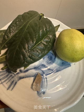 止咳润肺梨汤的做法步骤：1