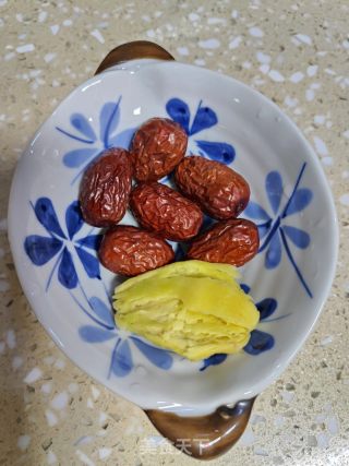生姜番薯糖水的做法步骤：2