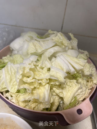 低卡猪肉白菜炖粉条的做法步骤：4