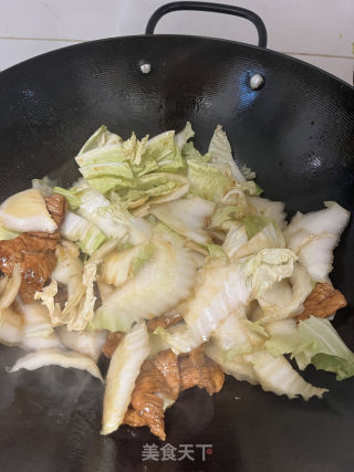 低卡猪肉白菜炖粉条的做法步骤：7