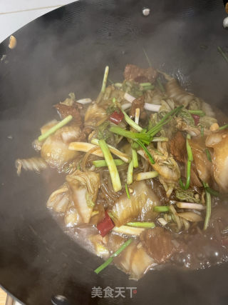 低卡猪肉白菜炖粉条的做法步骤：10