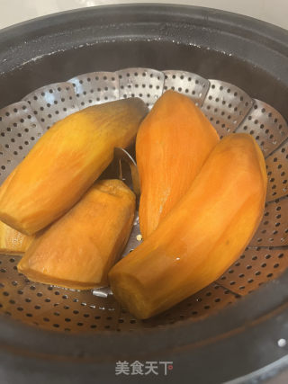 红薯丸子的做法步骤：1