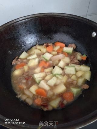 红烧肉炖萝卜的做法步骤：4