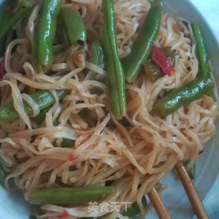 豆角蒸面的做法步骤：11