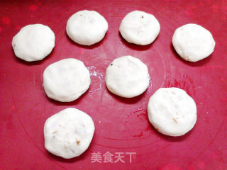 笋干腊肉白玉米面饼的做法步骤：8