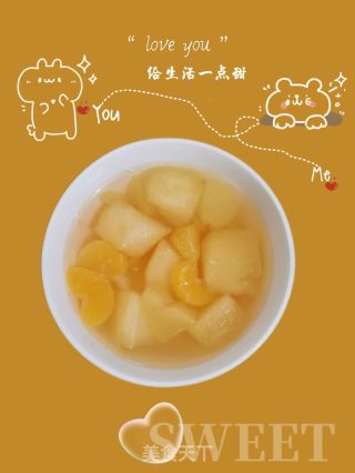 苹果橘子糖水的做法