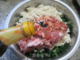 韭菜肉末豆腐馅饺子的做法步骤：8
