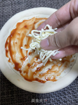 玉米烤肠披萨的做法步骤：5
