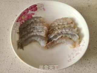 青菜炒虾仁的做法步骤：4